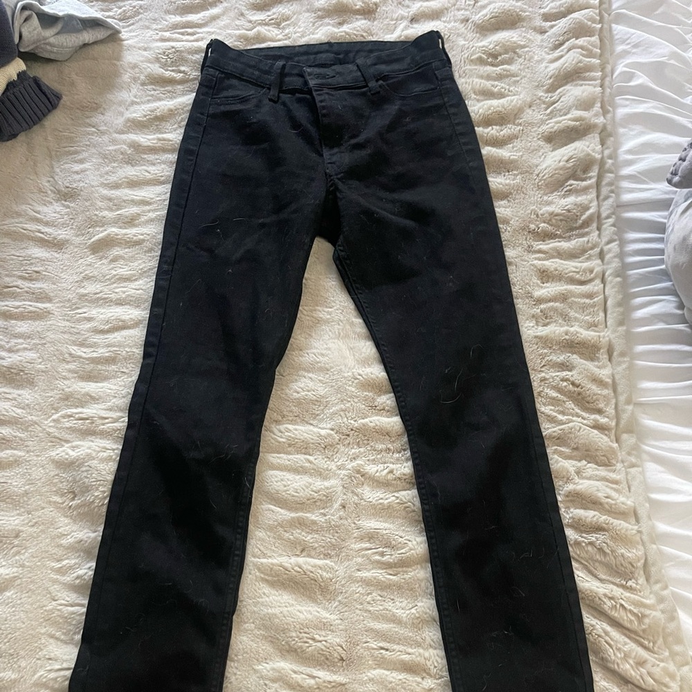 H&M Plain Black Skinny Jeans